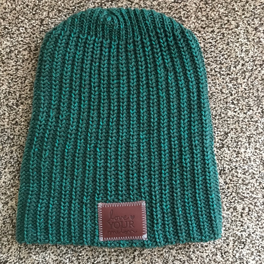 Green Love Your Melon Beanie